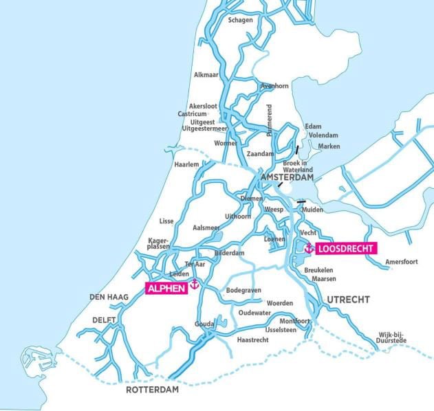 Holandia- mapa