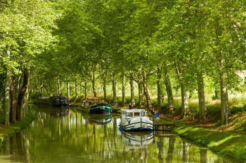 Cumowanie na Canal du Midi