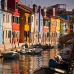 Laguna Wenecka wakacje na barce wyspa Burano