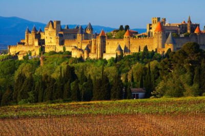 Carcassonne Cite Canal du Midi