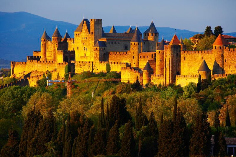 Carcassonne Cite Canal du Midi