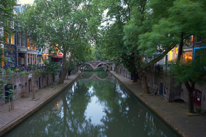 Utrecht Holandia kanał wakacje na barce