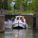 Canal du Midi śluza wakacje na barce