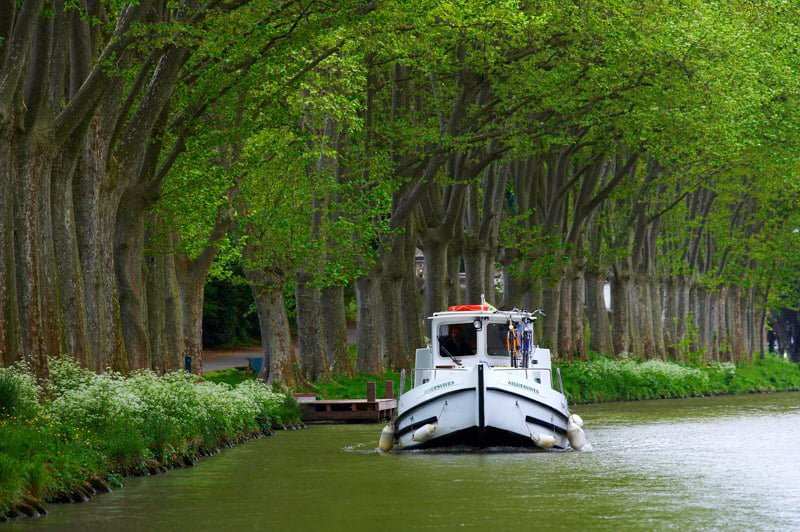 Canal du Midi barka kanał wakacje
