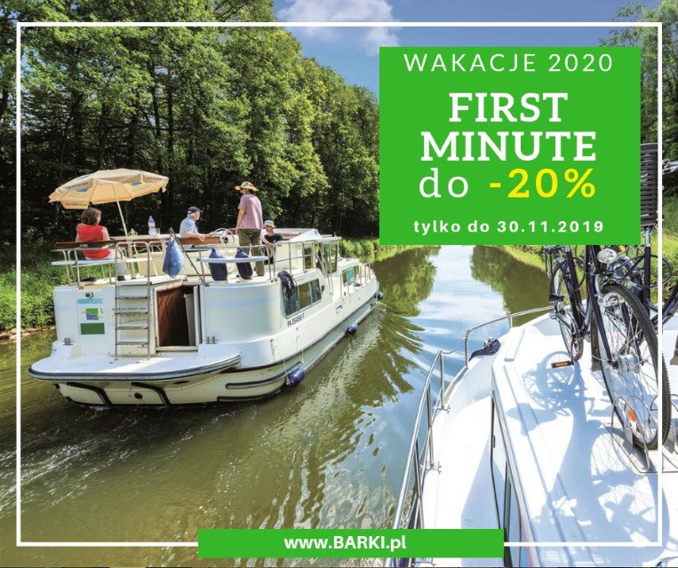 First Minute do -20% wakacje na barce 2020