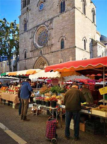 Cahors lokalny targ