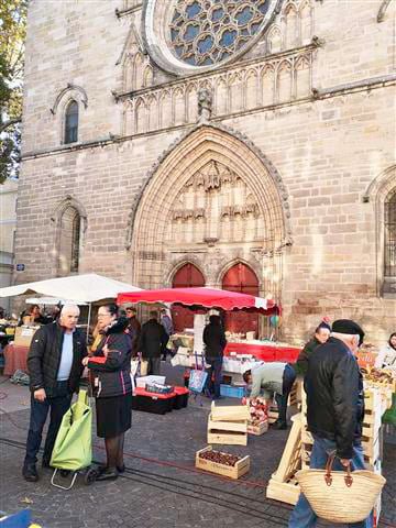 Cahors lokalny targ